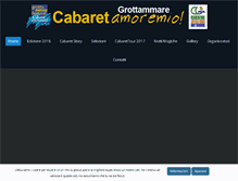 Tablet Screenshot of cabaretamoremio.it